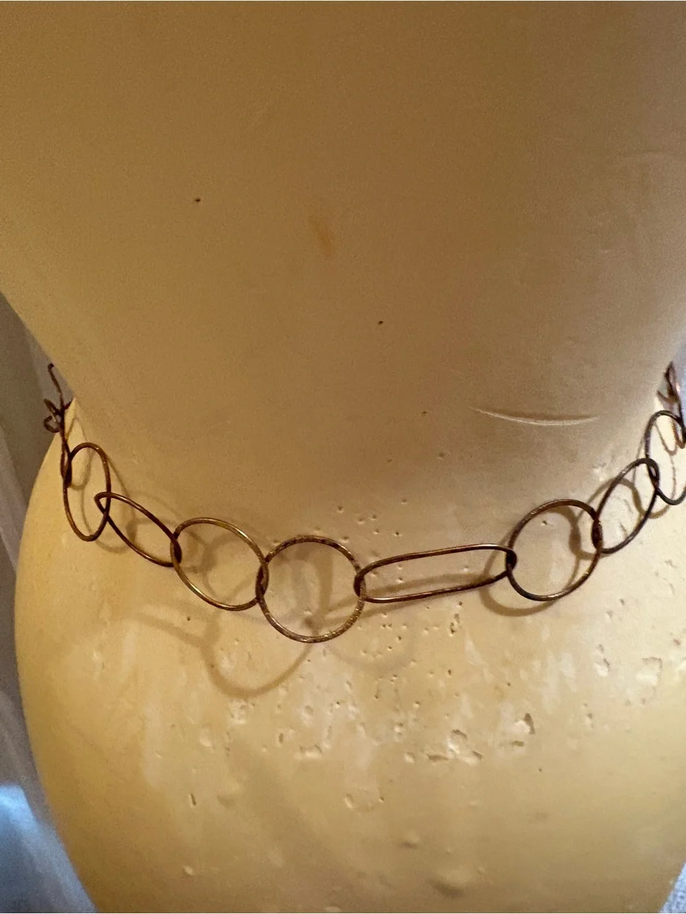 Source Unknown Linked Circle Waist Chain - Gold